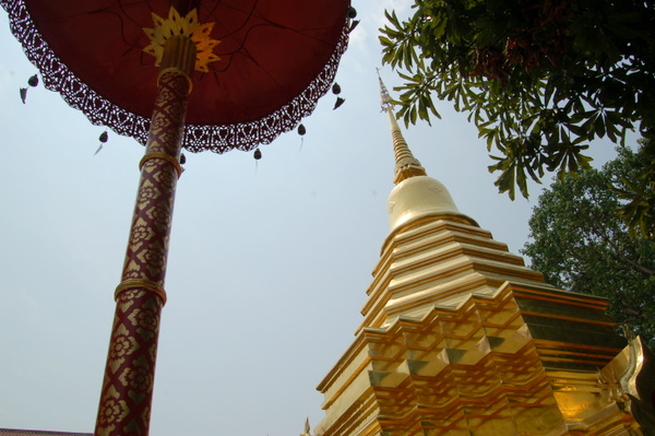 One of the many temples in Chiang Mai