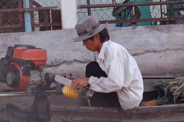 Pineapple seller