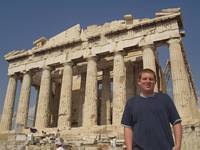 Andy at the Parthenon