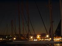 ... turns into night